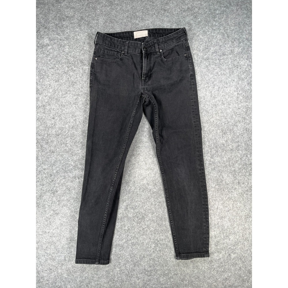 Everlane Jeans Women's Size 27 Midrise Black Skinny Stretch Denim Jeans